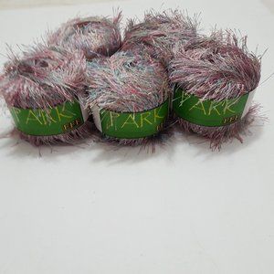 5 Eyelash Yarn - Aqua Blue Lavender by Park (#D)